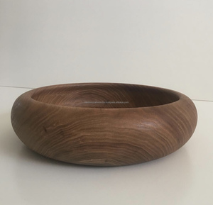 Bol en bois Bol en bois artisanal Bol de service en bois d'olivier naturel avec taille personnalisée de haute qualité d'Inde - Product Image 3