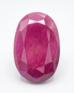 Lot en gros de 5000 carats de rubis chauffés, taille émeraude ovale, cabochon facetté, pierres précieuses naturelles en vrac pour la fabrication de bijoux - Product Image 1