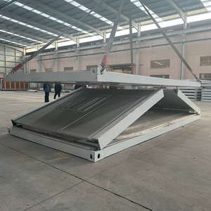 Maison préfabriquée imperméable facile à construire, pliable, 20 pieds, 40 pieds, préfabriquée, 1 chambre, bureau, petit appartement, maison conteneur pliable en forme de Z - Product Image 2