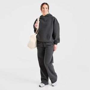 Wholesale Custom Regular Fit <b>Women's</b> Straight Leg Joggers Terry Fleece Soft Touch Fabric Winter Eco-Friendly Breathable - Product Image 6