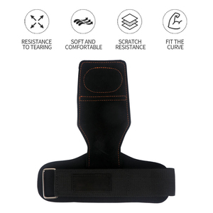 Nouvelle conception – Poignées de musculation en cuir réglables, antidérapantes et robustes pour la musculation, le CrossFit et la protection des paumes avec résistance ajustable - Product Image 3