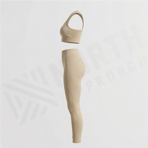 Conjunto de Yoga para Mujer de Alta Calidad, Venta Directa de Fábrica, Ropa Deportiva sin Costuras para Ejercicio y Fitness - Product Image 3