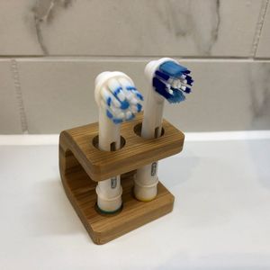 Soporte de Cepillo de Dientes de Bambú Natural, Organizador de Baño Ecológico para Hogar y Hotel - Product Image 3