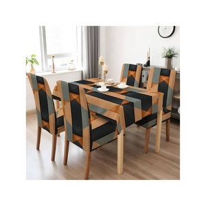 Cotton Gradient Table Cloth Manufacturer Green Layered Embroidered Waterproof Oil Resistant Bulk OEM Private Label Supply - Product Image 4