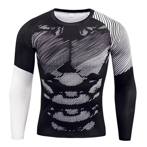Customize Your Own Logo Sublimated Full Sleeve <b>Rash</b> <b>Guard</b> <b>MMA</b> <b>Rash</b> <b>Guard</b> BJJ <b>Rash</b> <b>Guard</b>, Compression - Product Image 5