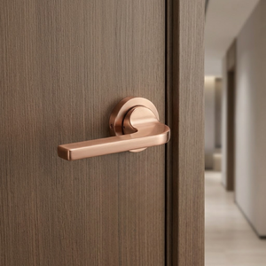 Luxury Modern HI SAFE Brass Mortise | Door <b>Handle</b> Set Elegant Lever Design for Villa Wooden Doors Premium Home Office Hardware - Product Image 3