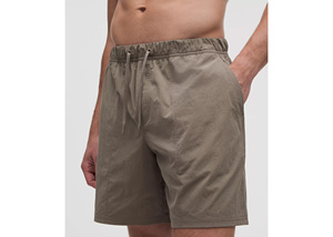 Pantalones Cortos Deportivos de Secado Rápido con Estampado de Flamencos para Hombre, Cintura Media, Cordón Ajustable, Logotipo Frontal, Estilo Casual, Tejido Ligero - Product Image 2