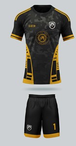 Tenues de football personnalisées professionnelles pour enfants, personnalisables avec logo, nom et numéro, toutes tailles, choisissez vos couleurs, kit d'équipe - Product Image 3
