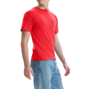 Camiseta Deportiva de Cuello Redondo para Hombre, Tejido de Punto Transpirable, Diseño Liso, 180 Gramos, Estilo Casual Elegante - Product Image 4