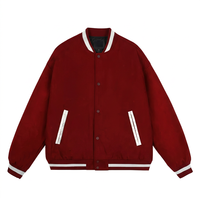 Blouson Bomber Vintage Homme Grande Taille 2026 en Toile Brodé 100% Laine Vente en Gros