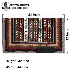 Vente chaude 100% Nouvelle-Zélande Laine Personnalisable Western Ranch Tapis De Selle Heavy Show Polycoton Équitation - Product Image 2