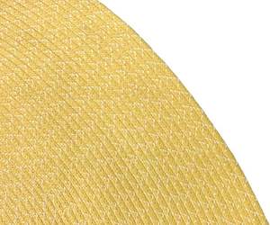 Producto Más Vendido, Mantel Individual Ovalado Amarillo Hecho de Poliéster, Mantel Decorativo para Mesa de Comedor Interior y Exterior para el Hogar - Product Image 3