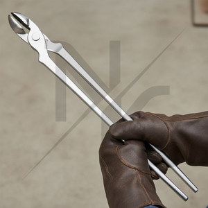 Pinces de fermeur en acier forgé thermolaqué de haute qualité pour la manipulation des sabots de cheval 6mm 8mm 10mm, outils pour cliniques vétérinaires et fondeurs - Product Image 5
