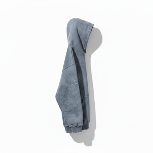 Oversized Tie-Dye Hoodie <b>Men</b> Cotton French Terry Casual <b>Pullover</b> With Front Pocket Autumn Wear - Product Image 4