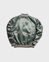 Blouson Bomber Satin 100% Polyester Homme Femme – Ensemble Blouson Bomber Varsity Haute Qualité pour Homme avec Patchwork
