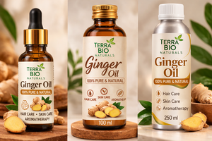 Sérum Huile Capillaire au Gingembre Anti-Chute, Nourrissant, Biologique, Naturel, Rafraîchissant, Végétalien, Soin du Cuir Chevelu, Marque Blanche - Product Image 3