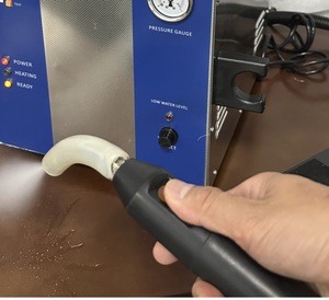 Limpiador a vapor de sobremesa con varilla flexible y pedal, nuevo modo ECO, pantalla LED, advertencia de bajo nivel de agua, caldera de 4L, presión de 6 bar - Product Image 6