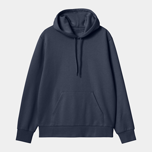 Sudadera con capucha térmica de invierno para hombre, de poliéster/algodón, forro polar grueso, con cremallera, logotipo personalizado, corte holgado, color liso, transpirable - Product Image 3