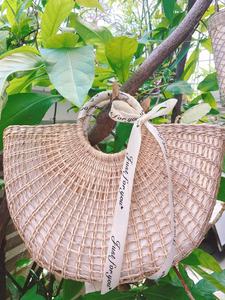 Bolso de Ratán Hecho a Mano, Estilo Bohemio Vintage 2026, para Mujer, Elegante, Lujoso, Ecológico, Personalizable, para Primavera - Product Image 4