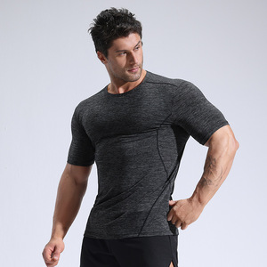 T-shirts de sport à manches longues pour hommes, compression, séchage rapide, entraînement, course à pied, fitness, automne, prix bas. - Product Image 2