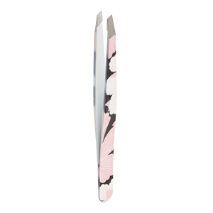 Juego de Pinzas para Cejas de Acero Inoxidable Hechas a Mano de Calidad Premium OEM, Diseño Personalizado, Punta Inclinada, Ligeras, Ecológicas y Reutilizables - Product Image 4