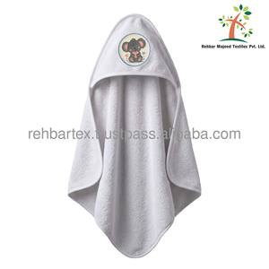Premium Baby Hooded Bath <b>Towel</b> Comfy Cotton Terry Bath <b>Wrap</b> Quick-Dry Newborn Bath <b>Towel</b> Gentle on Skin OEM/ODM Bulk Supply - Product Image 3