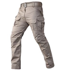 Pantalons cargo de sport pour hommes à taille haute, très vendus, respirants, en coton, avec poche décorative, OEM disponible 2026 - Product Image 1