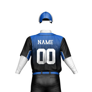 Uniforme de baseball léger avec logo personnalisé, fournisseur direct d'usine, prix bas, ensemble maillot et pantalon de baseball unisexe - Product Image 5