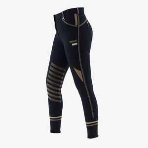 Breathable Fabric Best Selling Horse Riding Breeches Custom Made Design Eco-Friendly Equestrian Breeches - Product Image 1