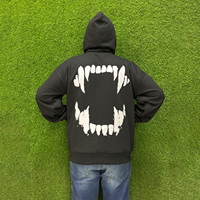 Sweat-shirts à capuche unisexes de haute qualité pour l'automne, surdimensionnés, avec logo personnalisé, en coton et polyester épais, sweat-shirt à capuche avec nom de marque personnalisé