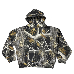 Sweat-shirts à capuche pour hommes style chasse, vêtements décontractés amples en polaire chaud, streetwear, mode masculine, saison de chasse, sport - Product Image 1