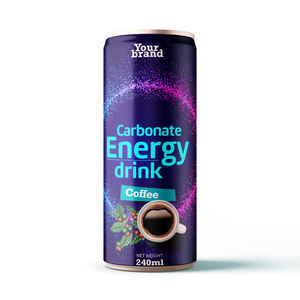 Boisson Énergisante Naturelle à Marque Blanche, Faible en Glucides, 250ml en Canette Aluminium, Enrichie en Ginseng, Taurine, Vitamines et Minéraux pour Booster les Performances - Product Image 1