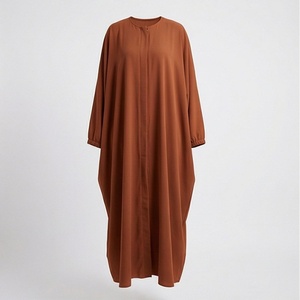 Nouvelle arrivée, robe abaya musulmane de couleur personnalisée, abaya respirante de haute qualité pour femmes, vêtements islamiques élégants, vente en gros - Product Image 1
