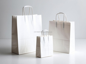 Vente en gros de sacs-cadeaux écologiques en papier kraft de couleur unie avec logo personnalisé à bas prix pour OEM ODM pour parapluies - Product Image 5