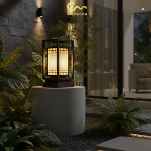 Lámpara de Jardín de Acero Inoxidable de Alta Gama, Luz Cálida Amarilla de 3500K, Lámpara Decorativa para Exteriores para Villas Modernas - Product Image 6