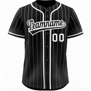 Maillot de baseball personnalisé à sublimation, séchage rapide, design gratuit, uniforme sportif pour équipe, impression de vêtements de baseball - Product Image 3