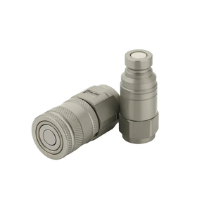 Acoplador Hidráulico Macho de Cara Plana de Acero al Carbono para Conexión Limpia en Equipos Móviles - Product Image 1