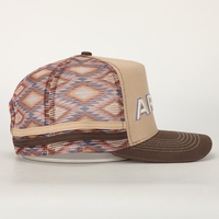 Gorra Trucker Estructurada de 6 Paneles con Camuflaje del Suroeste, Gorra Deportiva Premium con Visera Curva, Bordado Personalizado Duradero, Ajustable, de Lona y Malla