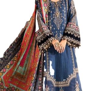 Salwar Kameez-traje de gasa de diseñador paquistaní, ropa de boda, colección de lujo, vestido 2022 - Product Image 1