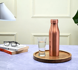 Copper Water Bottle Stylish Leak-Proof <b>Drinkware</b> <b>Accessories</b> Modern Design 100%Copper Water Bottles - Product Image 6