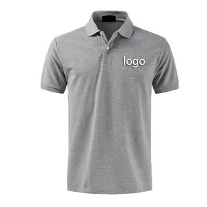 Uniforme de travail de haute qualité pour entreprise, t-shirt personnalisé avec logo brodé, en coton et fibre de bambou, tricoté pour homme, grande taille, compressé - Product Image 1