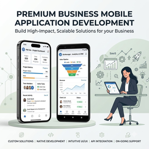 Service de développement d'applications mobiles professionnelles de qualité supérieure avec fonction personnalisée disponible à la vente - Product Image 1
