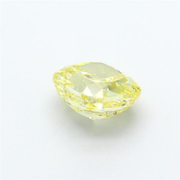 Diamante Cultivado en Laboratorio, Corte Radiante Cushion, Color Amarillo Intenso, Certificado CVD, para Diseños de Joyería Fina de Lujo