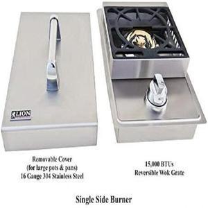 DISPONIBLE AHORA: Parrilla de Propano Líquido de 40 Pulgadas L90000 con Refrigerador y Cajón, Juego de Herramientas para Barbacoa 5 en 1 - Product Image 1