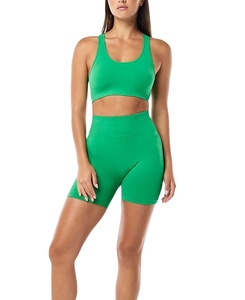Ensemble de yoga : short confortable, vêtements de sport, extensible dans quatre directions, taille élastique, spandex/nylon, léger, respirant, pour l'entraînement, la gym, le sport - Product Image 4
