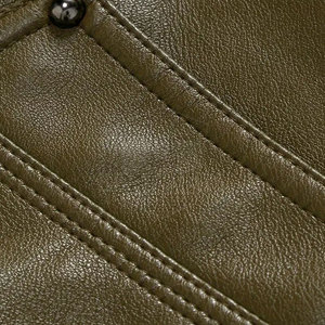 Stylish Men Leather <b>Jacket</b> Vintage Look <b>Biker</b> <b>Jacket</b> Comfortable Fit Durable Fashion <b>Jacket</b> for Everyday Wear - Product Image 6
