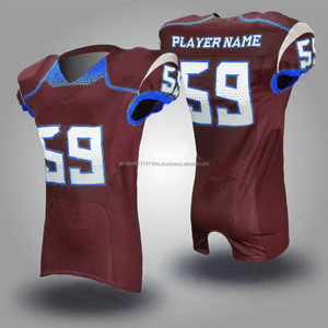 Factory Manufacturers American Football Jersey High Quality Customizable Heat-Transfer Printed Plus Size Adult Unisex 100% - Product Image 2