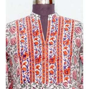 Vestidos de verano largos de algodón para mujer, estilo dulce, sencillo y casual, con estampado floral, corte A, maxi, ajustados, transpirables y suaves. - Product Image 2