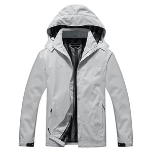 <b>Lightweight</b> Waterproof Hooded <b>Rain</b> <b>Jacket</b> Outdoor Raincoat Shell <b>Jacket</b> for Hiking Travel Camping Windproof Breathable Packable - Product Image 1