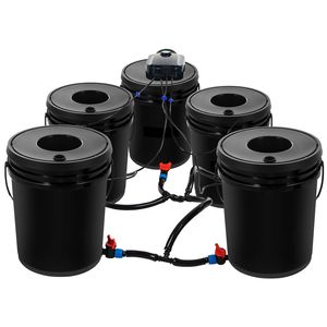 Sistema Idroponico DWC per Uso Domestico, Kit di Coltivazione in Acqua Profonda da 5 Galloni con 5 Secchi, Pompa, Pietra Porosa e Secchio per Coltivazione Idroponica - Product Image 6